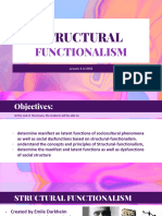 Lesson 4 Structural Functionalism