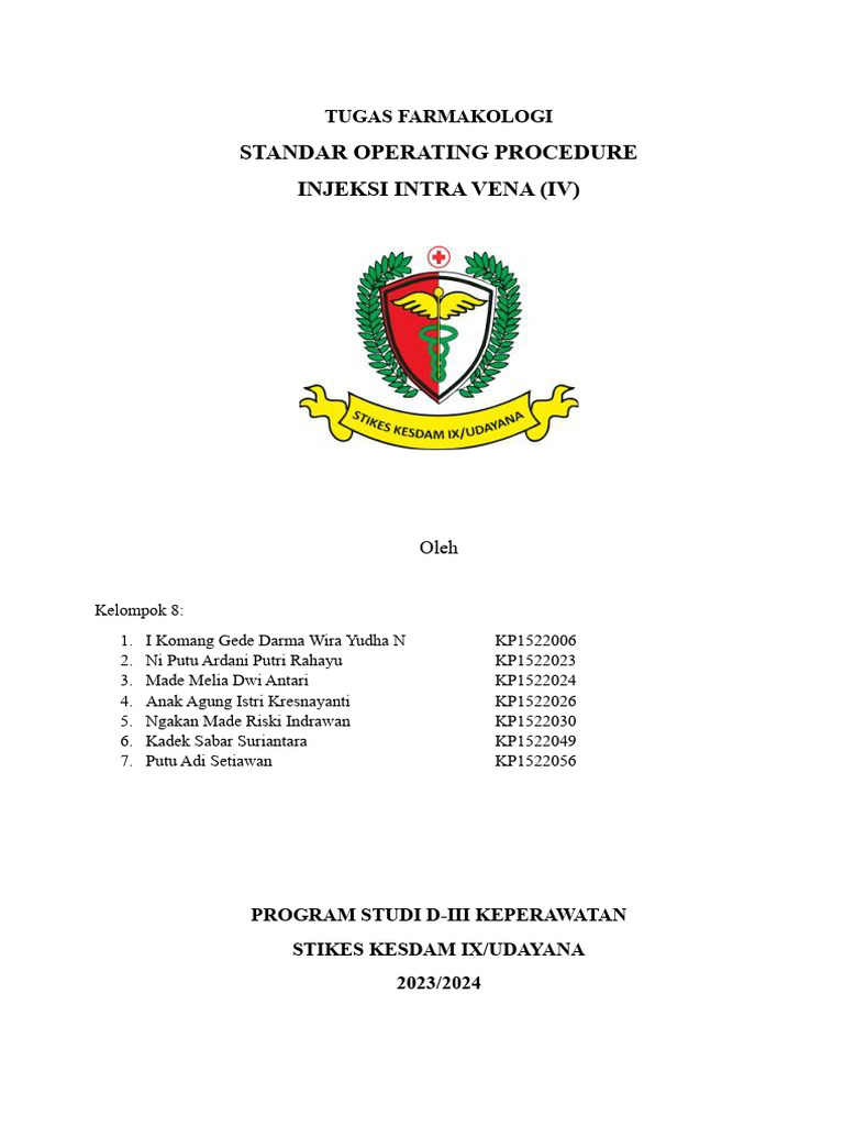 Sop Iv | PDF | Sains & Matematika