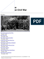 1861 Writings on the North American Civil War