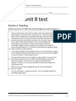 LS English 7 Unit 2 Test