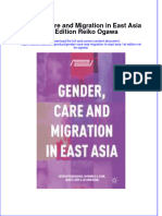 Gender Care and Migration in East Asia 1St Edition Reiko Ogawa Full Chapter