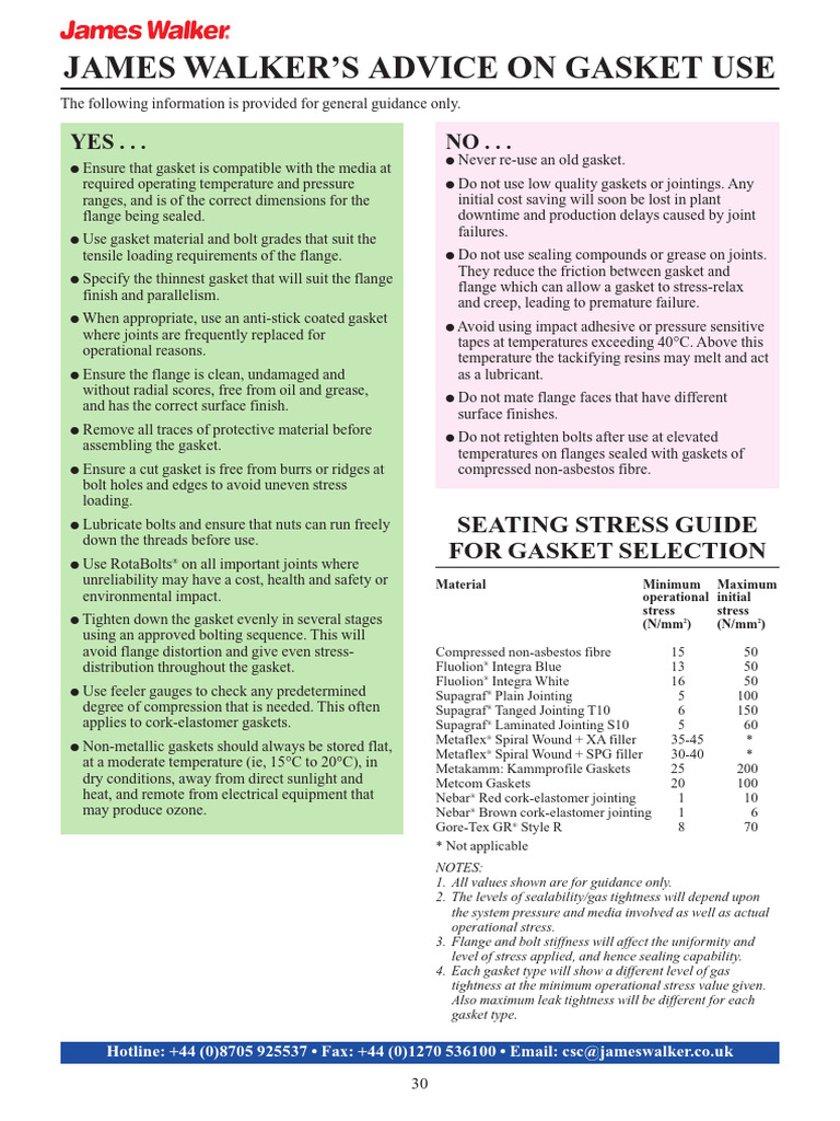 Gasket Seating Stress PDF Mechanical Engineering Materials