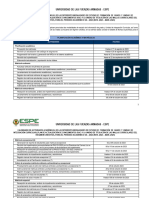 Calendario de Actividades Academicas Sii 2023