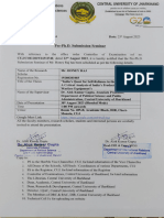 2-Pre PHD Notification of Mr. Honey Raj DIR-290823
