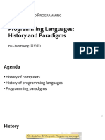 (OOP2024) Lecture 1 - Programming Languages History and Paradigms