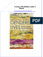Gendered Lives 17Th Edition Julia T Wood Full Chapter