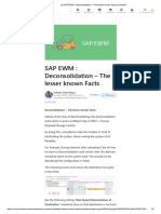 SAP EWM - Deconsolidation - The Lesser Known Facts - LinkedIn