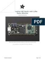 Adafruit Feather m0 Radio With Lora Radio Module