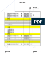 Timesheet April