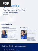 Five Easy Ways To Test Your SIEMs Detections