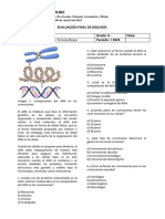 Final Biologia Noveno