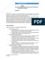 TEMAS II - Conceptualización de Las Bases de La Sociedad - Evolución - Tipos - Las Dimensiones