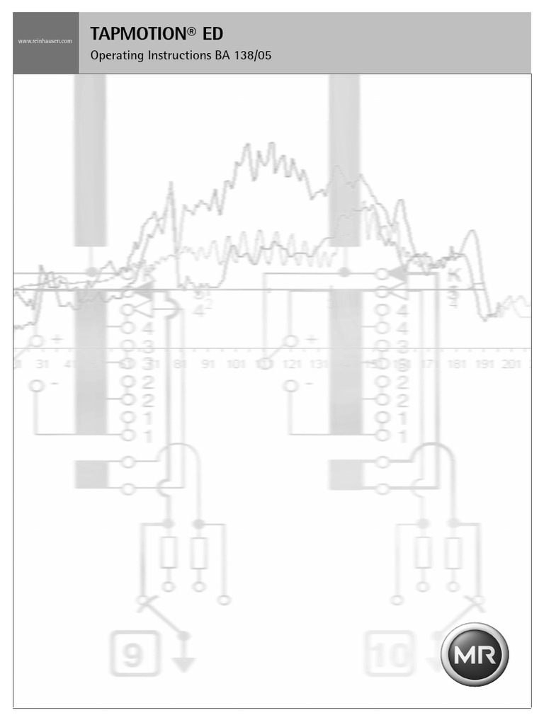 Tapmotion - ED - Operating Instruction BA 138-05 | PDF | Transformer ...