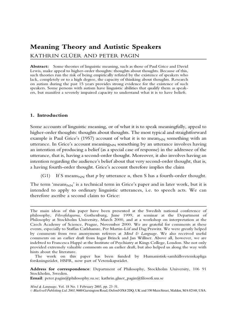 Conceptual Diagram of Theory of Mind