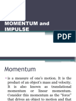 Lesson 1 Momentum and Impulse