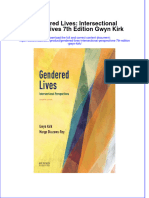 Gendered Lives Intersectional Perspectives 7Th Edition Gwyn Kirk full chapter
