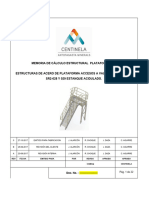 Memoria de Calculo Estructural Plataforma N°5 Rev. 0