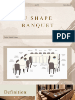 U Shape Banquet Presentation Group 2.