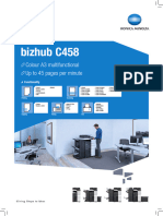 Bizhub C458 Brochure