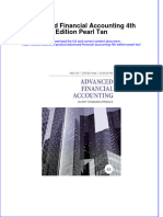 Advanced Financial Accounting 4Th Edition Pearl Tan full chapter
