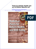 Medicinal Plants For Holistic Health and Well Being 1St Edition Namrita Lall Download PDF Chapter