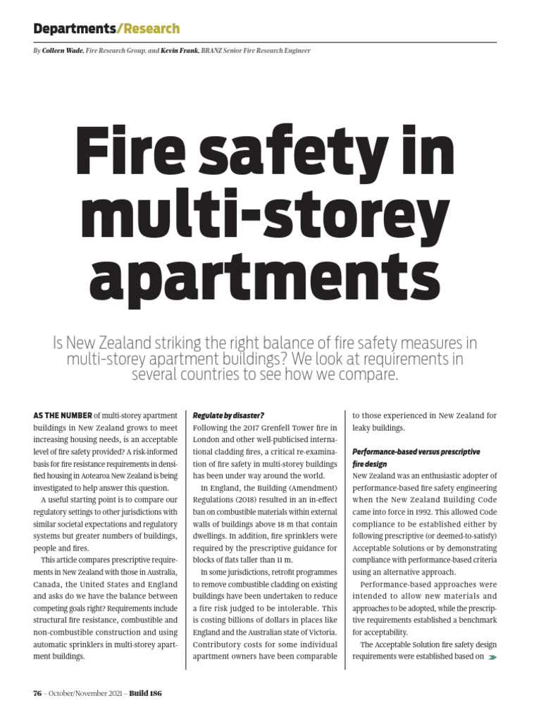 How to check for apartment fire safety - Green Apartment Fire Safety Systems
