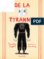 De La Tyrannie, Vingt Leçons Du Xxe Siècle - (En BD) Timothy Snyder, Nora Krug