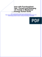 Membranes With Functionalized Nanomaterials Current and Emerging Research Trends in Membrane Technology Suman Dutta Download PDF Chapter