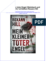 Mein Kleiner Toter Engel Steinbach Und Wagner 15 1St Edition Roxann Hill Download PDF Chapter