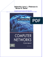 Computer Networks Larry L Peterson Bruce S Davie Full Chapter