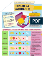 Encierra Los Alimentos Que Se Deben Utilizar en Una Lonchera Nutritiva