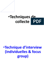 Technique Collecte Des Données