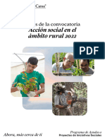 Bases Convocatoria Ambito Rural 2022