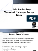 Topik 8 Mengelola Sumberdaya Manusia