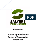 Warm Up Basics Battery Revised