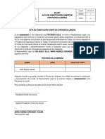 SST-DOC-08 ACTA DE CONSTITUCIÓN COMITÉ DE CONVIVENCIA LABORAL