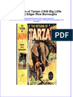 The Return of Tarzan 1936 Big Little Books Edgar Rice Burroughs Ebook Full Chapter