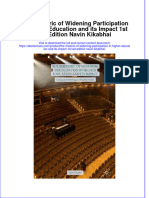 The Rhetoric Of Widening Participation In Higher Education And Its Impact 1St Ed Edition Navin Kikabhai  ebook full chapter