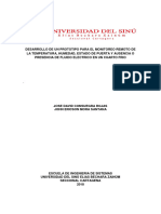 Desarrollo de Un Prototipo para El Monitoreo Remoto de La Temperatura, Humedad, Estado de Puerta y Ausencia o Presencia de Fluido Electrico en Un Cuarto Frio