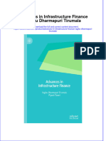 Advances In Infrastructure Finance Raghu Dharmapuri Tirumala full chapter