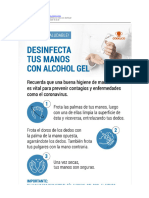 ¡Por Un 2020 Saludable! Desinfecta Tus Manos Con Alcohol Gel