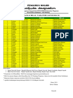 Jadwal Imam Tarawih