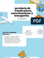 Presentación Transporte e Industria Ilustraciones Isométricas Azul