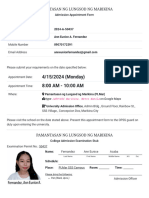 PLMar Admission Form