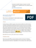 Buccal Mucosa Urethroplasty For Adult Urethral Strictures - PMC