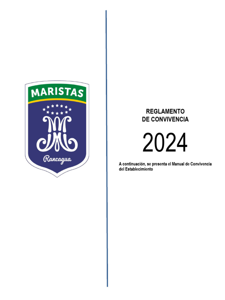 Reglamento Convivencia Escolar 2024 | PDF | Debido al proceso | Evaluación