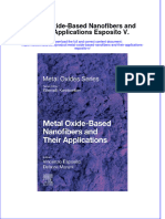 Metal Oxide Based Nanofibers and Their Applications Esposito V Download PDF Chapter