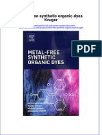 Metal Free Synthetic Organic Dyes Kruger Download PDF Chapter