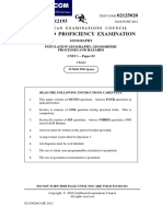 FORM TP 2012193: Caribbean Examinations Council