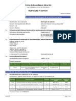 Fiche de Données de Sécurité Hydroxyde de Sodium